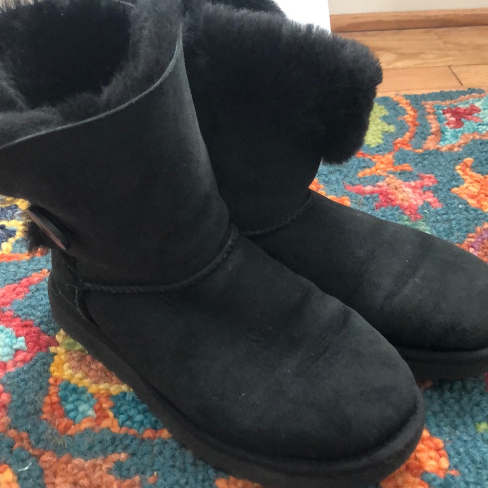 Black UGG Bailey Button II boots